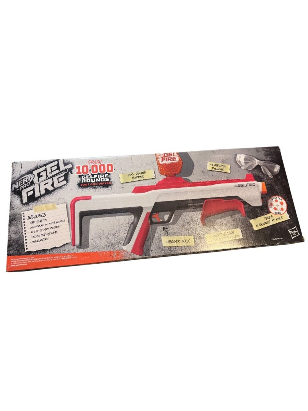 Nerf Pro Gelfire Raid Blaster With 10000 Rounds & Protective Eyewear For Ages 14